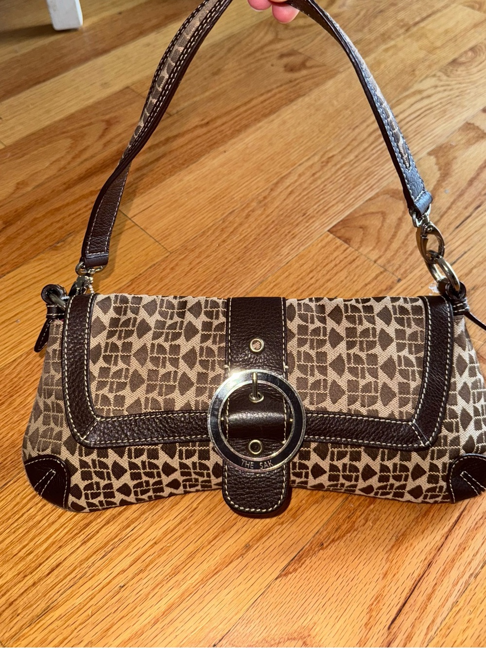 The sak pink label shoulder bag